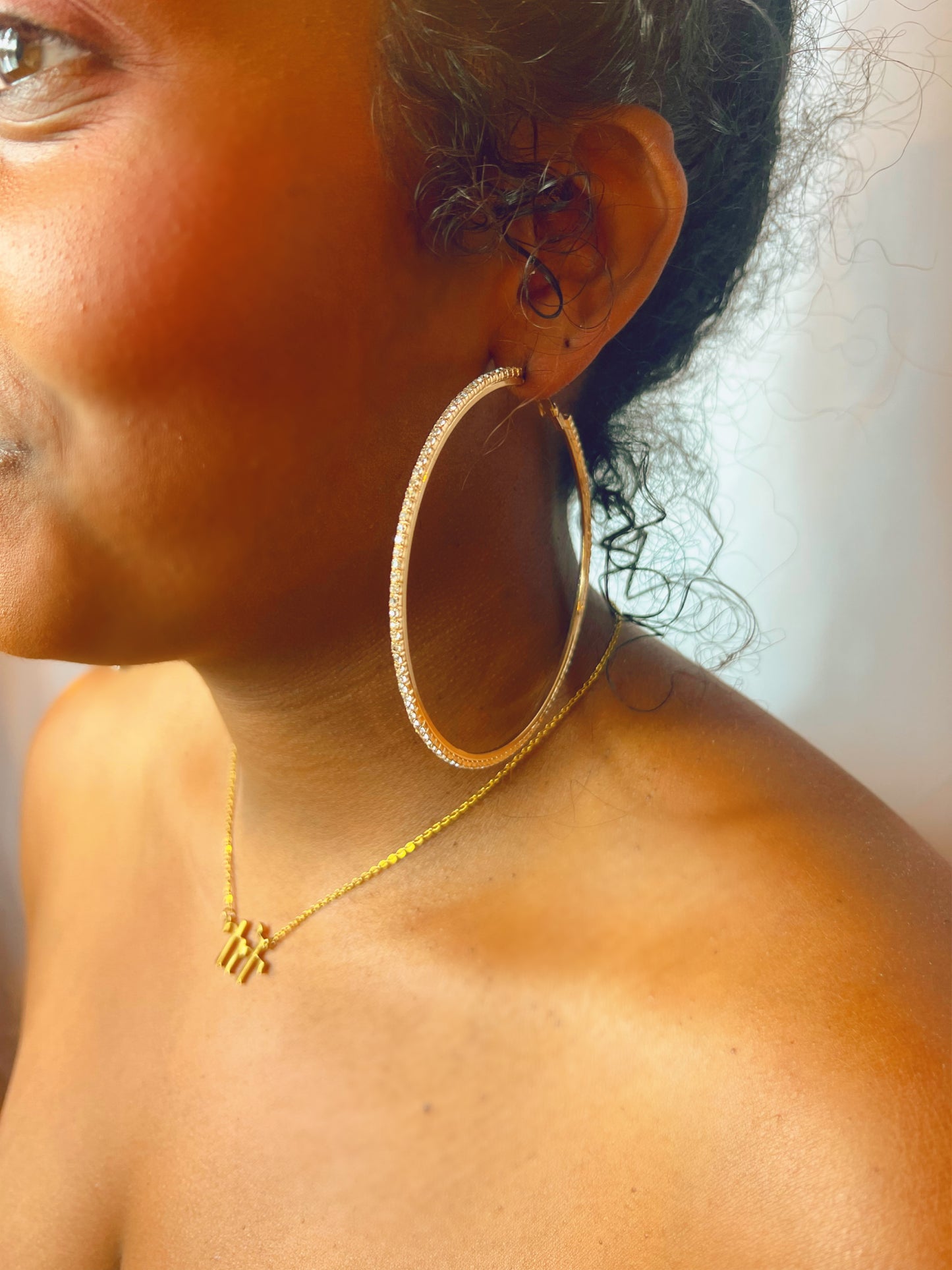 Chelsea Hoop -Gold